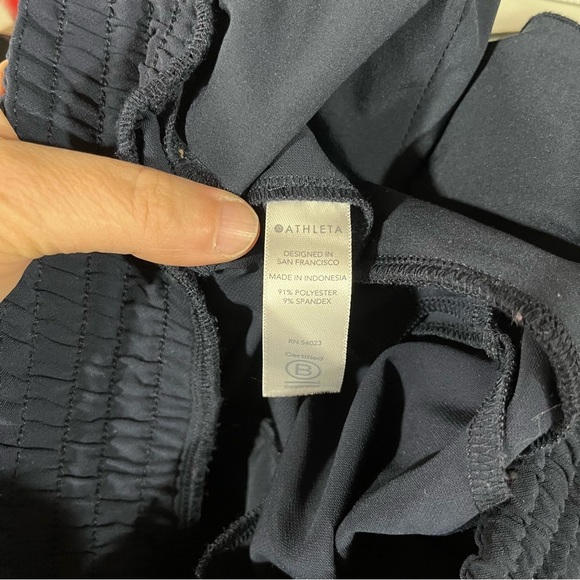 ATHLETA ~ Navy Blue Metropolis Straight Leg Pants - Picture 10 of 14